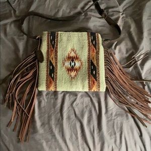 Small saddle blanket purse